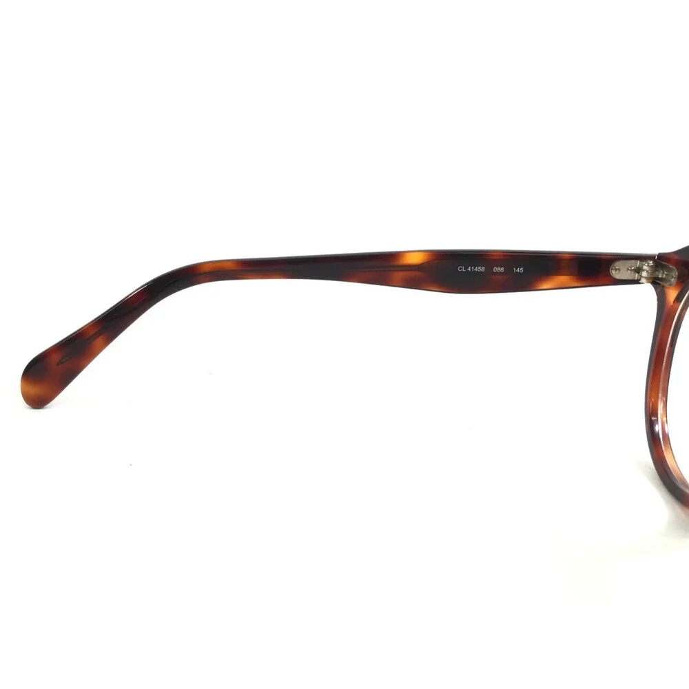 Celine Eyeglasses Frames CL41458 086 Tortoise Round Full Rim 45-20-145